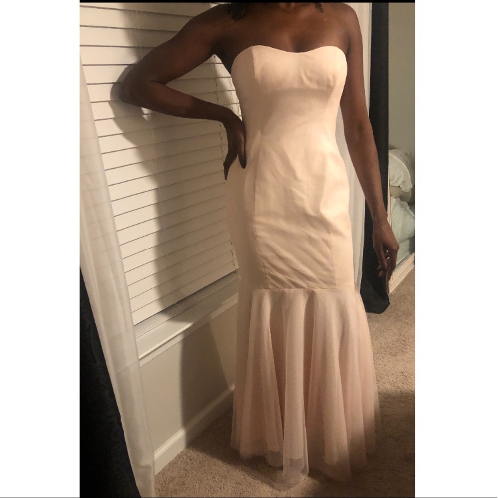 French Novelty bridesmaid’s dress NUDE/BLUSH